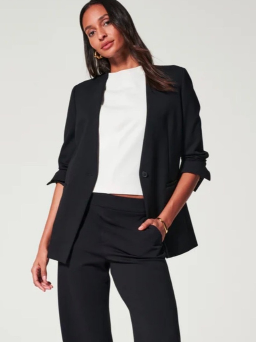 Spanx The Perfect Oversized Blazer in Navy